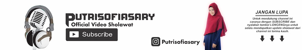 Putrisofiasary Official ইউটিউব চ্যানেল অ্যাভাটার