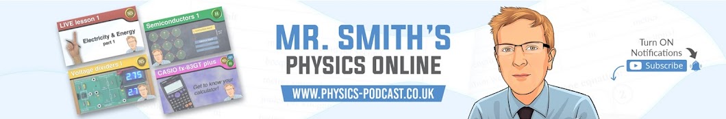 Mr Smith's Physics online YouTube channel avatar