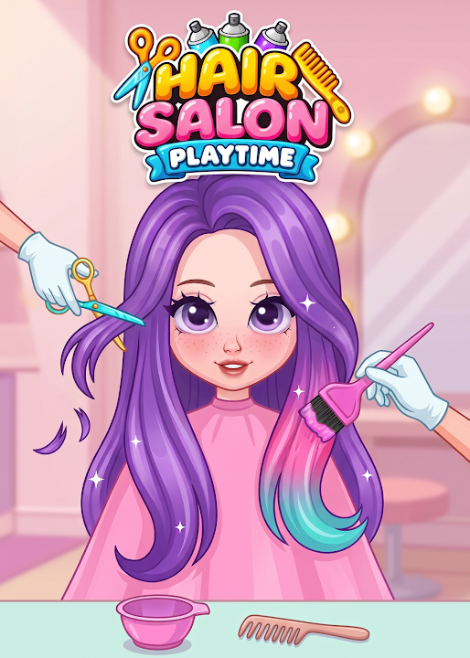 Hair Salon Playtime — cover art