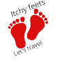 Itchy Feets, let's travel logo