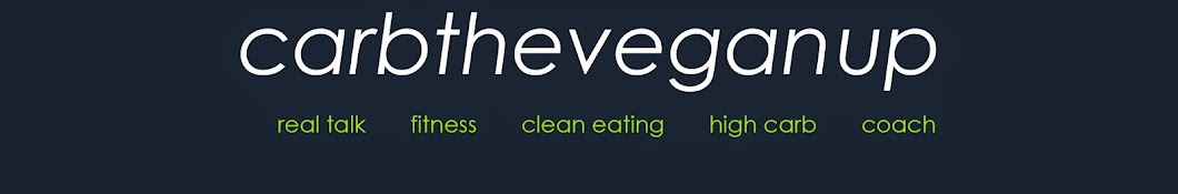 CarbTheVeganUp YouTube channel avatar