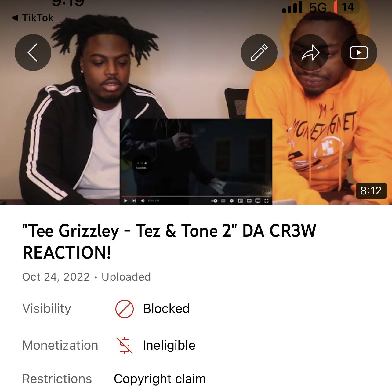 Post from DA CR3W