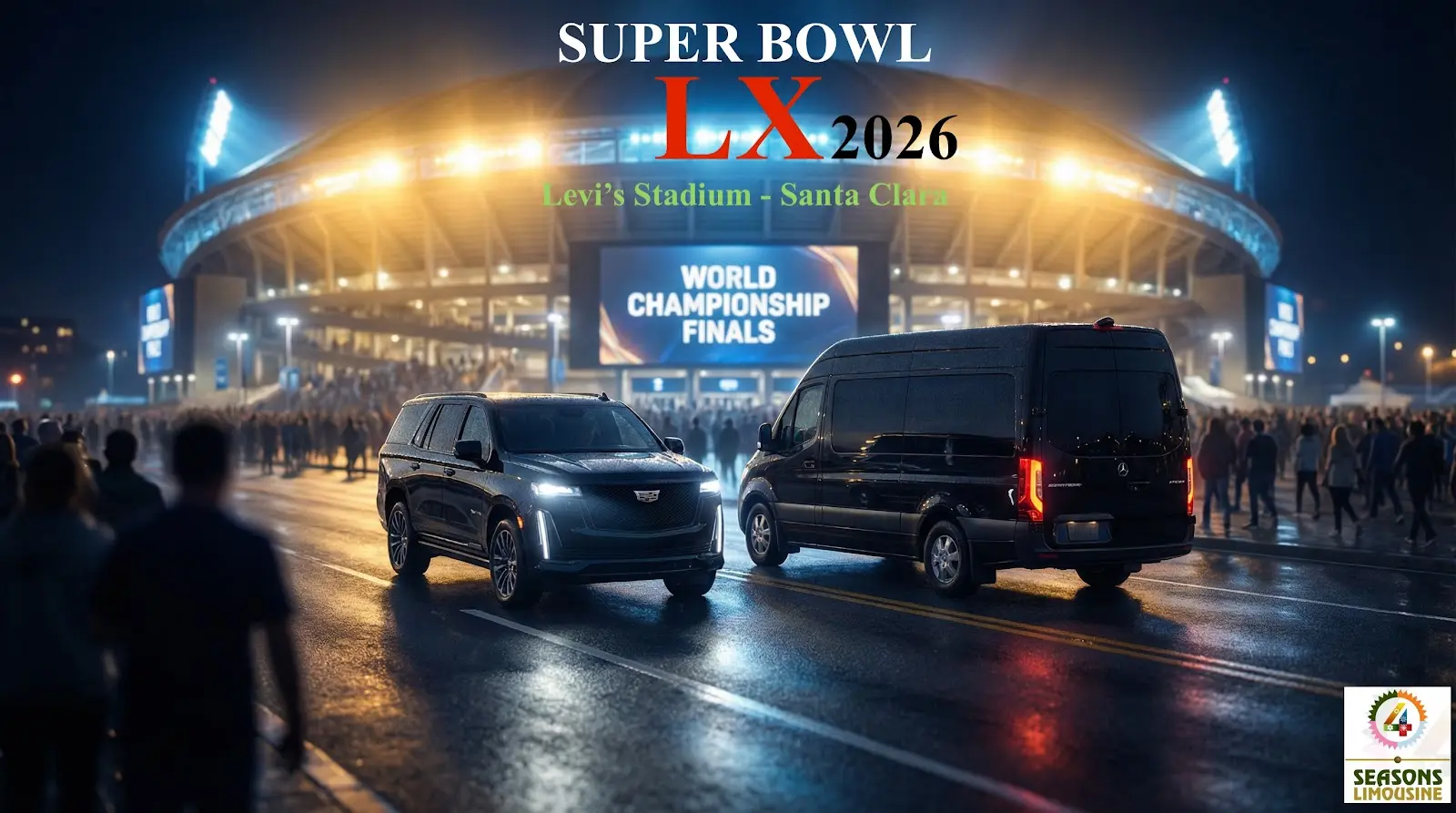 Super Bowl XL Transportation Levi’s Stadium Santa Clara | Luxury Chauffeur Service