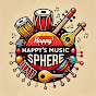 HAPPYS MUSIC SPHERE logo