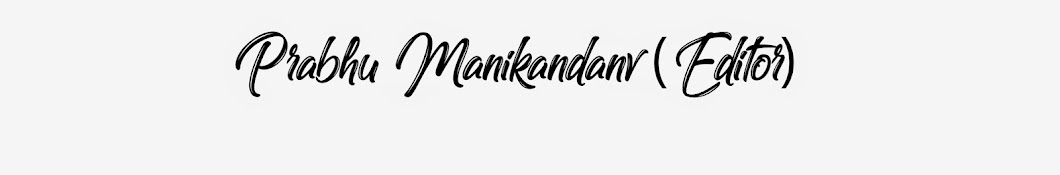 Prabhu Manikandan V Avatar de chaîne YouTube