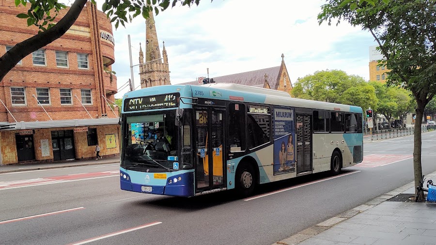 Transit Systems buses on Broadway (November 2025)