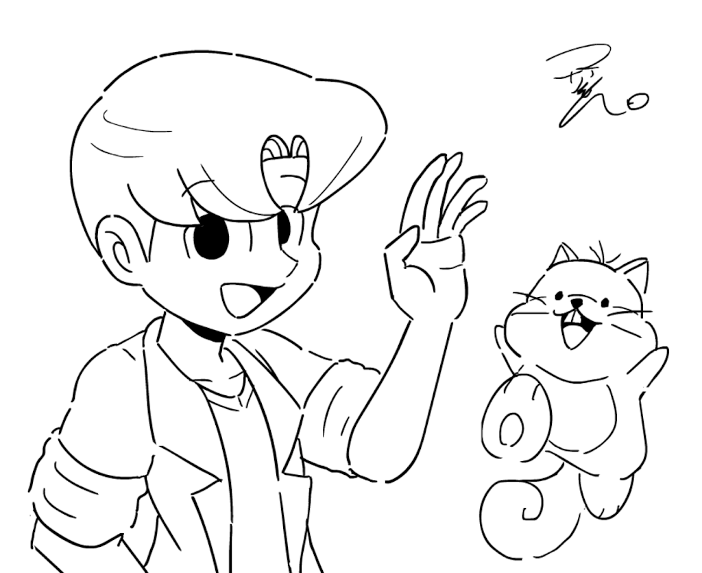 とももん　ペアキャラ　手描き　イラスト　リクエスト YouTube