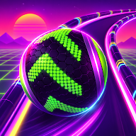 Neon Rolling Ball icon