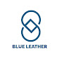 Blue leather  logo