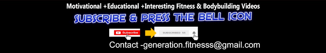 GENERATION FITNESS YouTube channel avatar