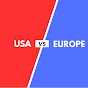 USA vs Europe logo