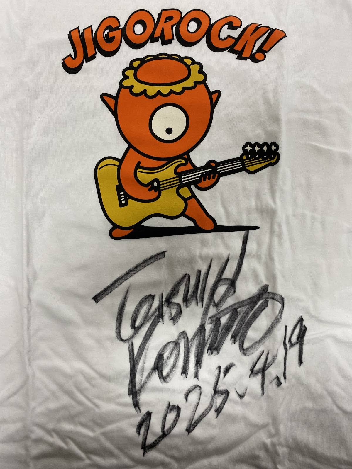 小室哲哉さん直筆サイン入りTシャツ ジゴロック / From Oita - YouTube