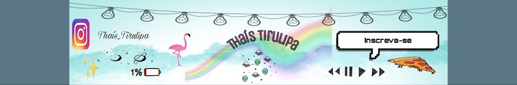 ThaÃ­s Tirulipa YouTube channel avatar