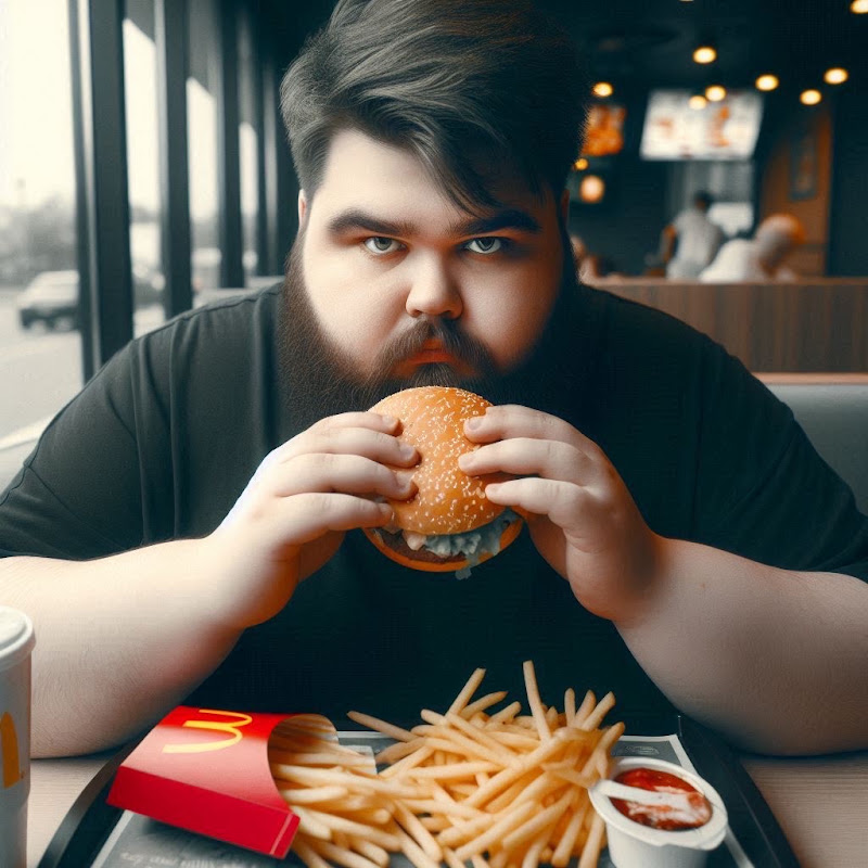 How Is He Still Hungry 😭🍔