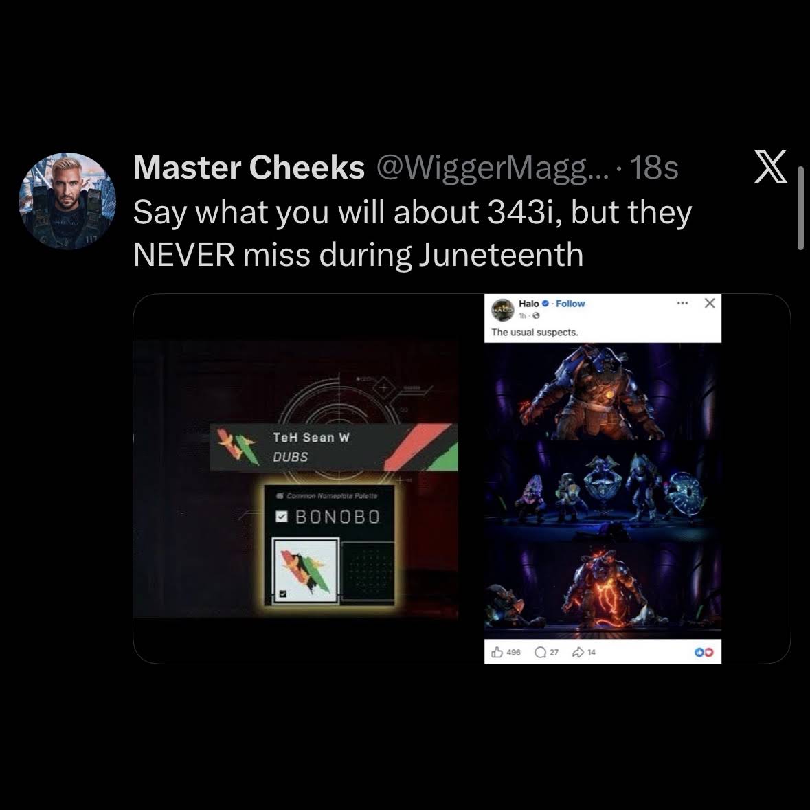 Post from Master Cheeks