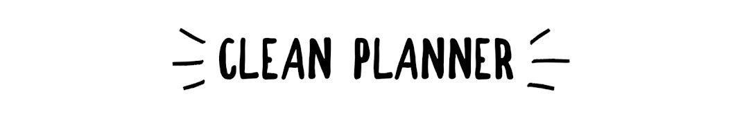 CLEAN PLANNER رمز قناة اليوتيوب