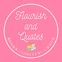 Flourish and Quotes logo