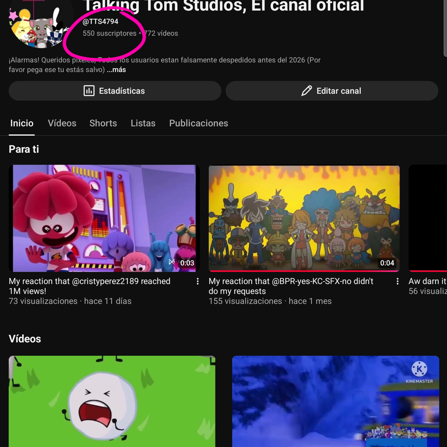Post from Talking Tom Studios Official