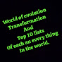 World of evolution