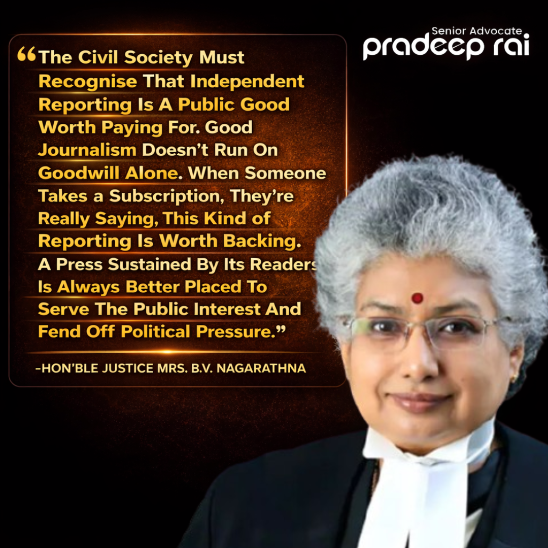 Post from Senior Advocate Pradeep Rai