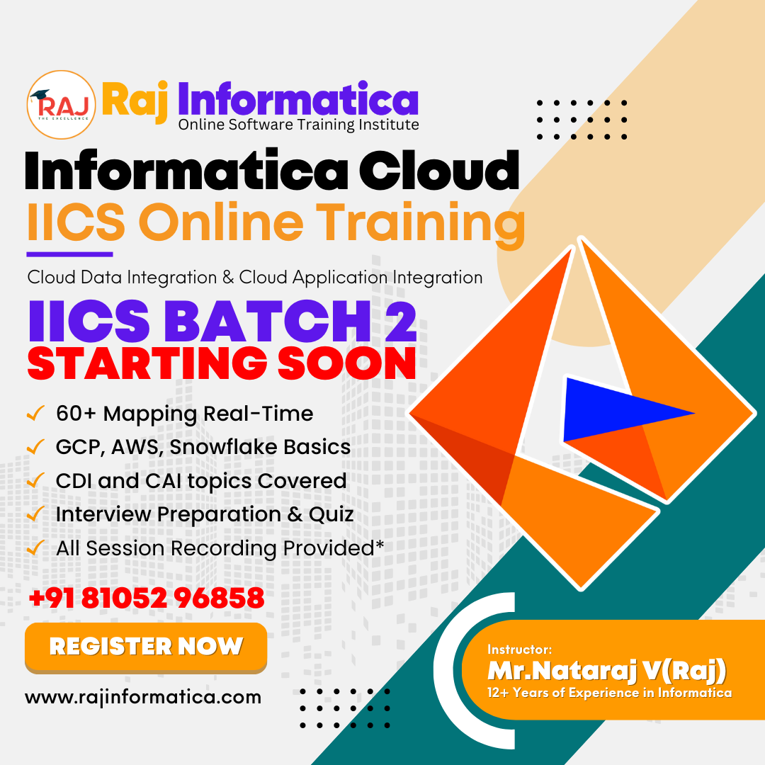 Post from Raj Informatica Realtime HandsOn JobBased Training