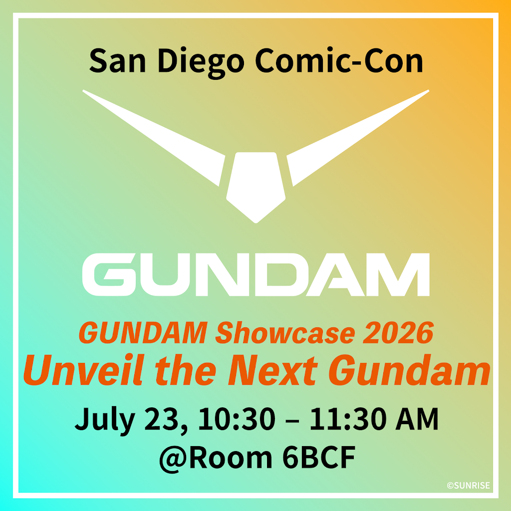 Gundam SDCC 2026 - Cuplikan official YouTube Gundam Channel