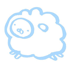 ひつじ切り抜きアイコン画像