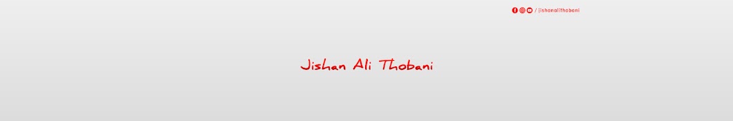 Jishan Ali Thobani YouTube kanalı avatarı