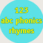 123 ABC Phonics  Rhymes logo