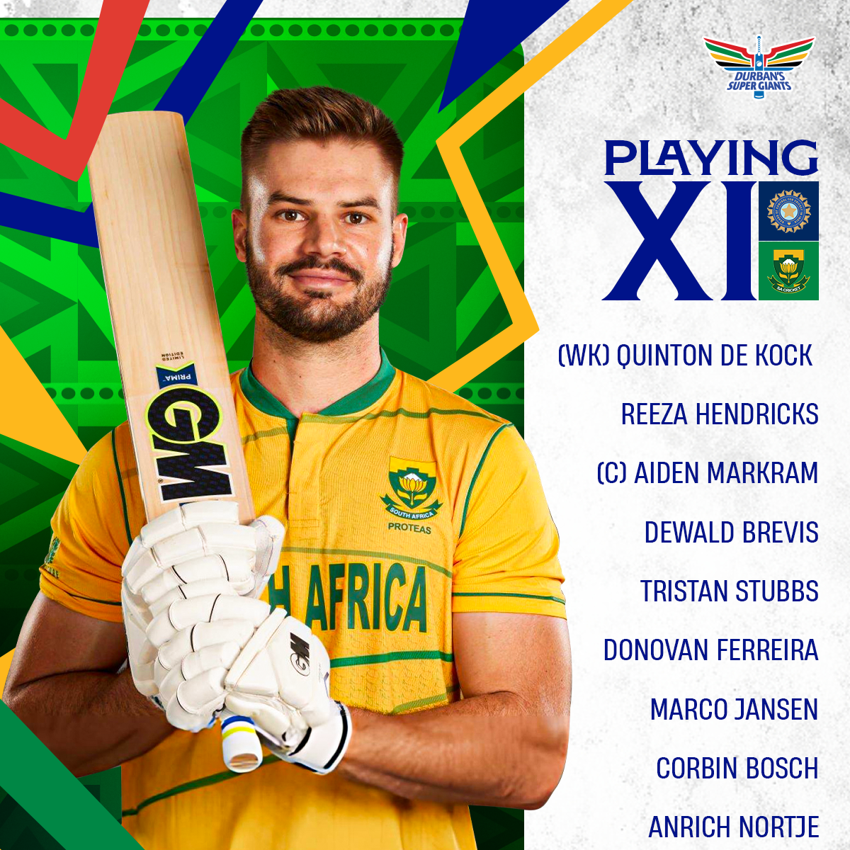 Post from Durban's Super Giants