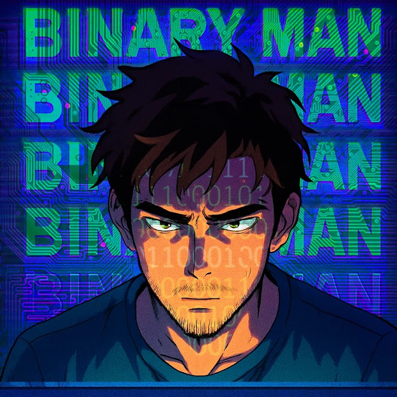 Binary Man Logo