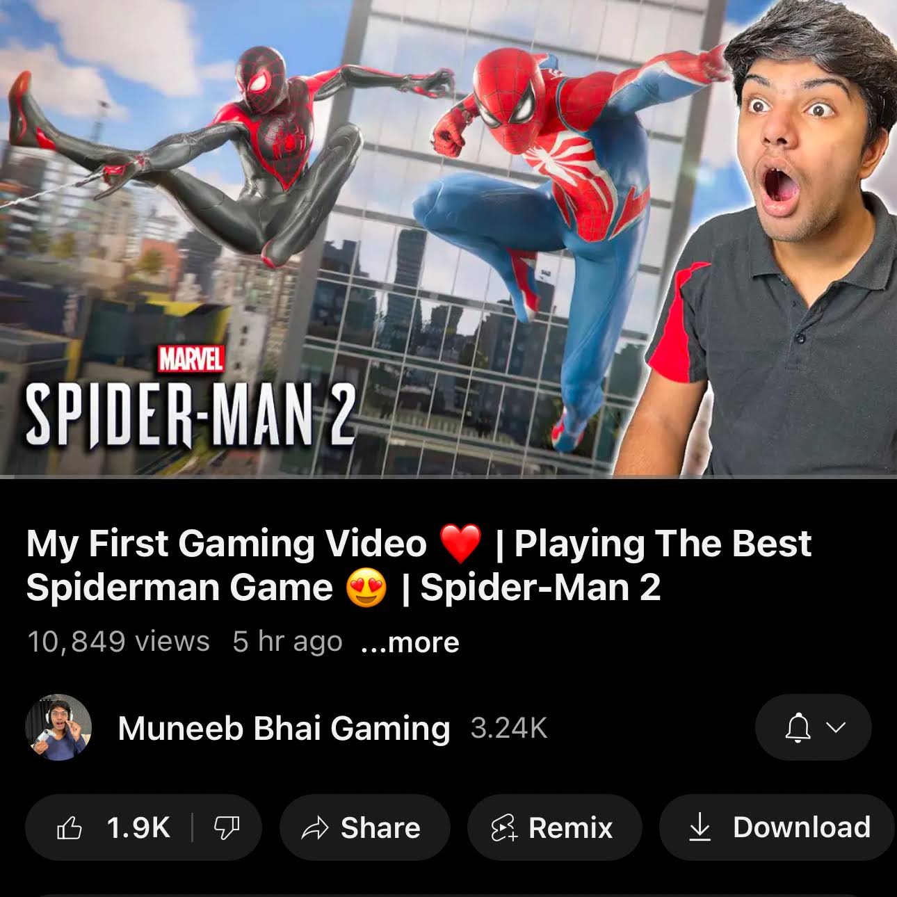 Post from Muneeb Bhai