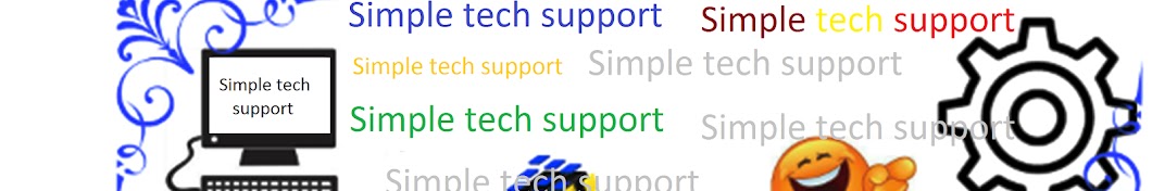 Simple tech support यूट्यूब चैनल अवतार