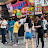 Travelers walking China