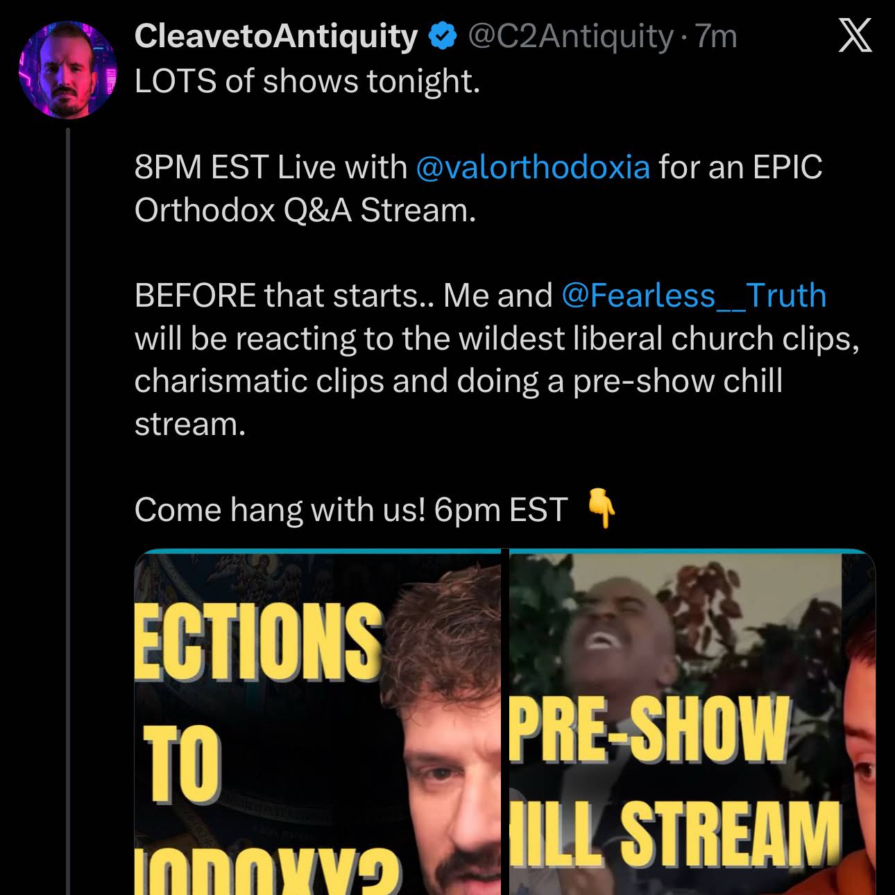 Post from Cleave to Antiquity