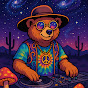 DJ BearPhonikz & Groovey Pals Cosmic Beats. logo