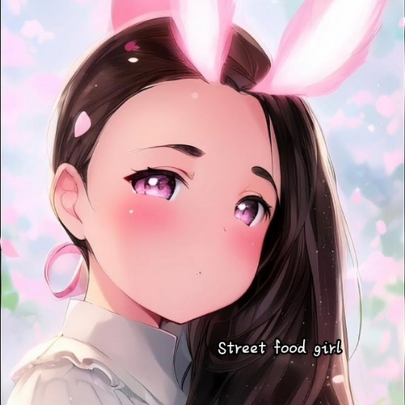Street food girl channel avatar