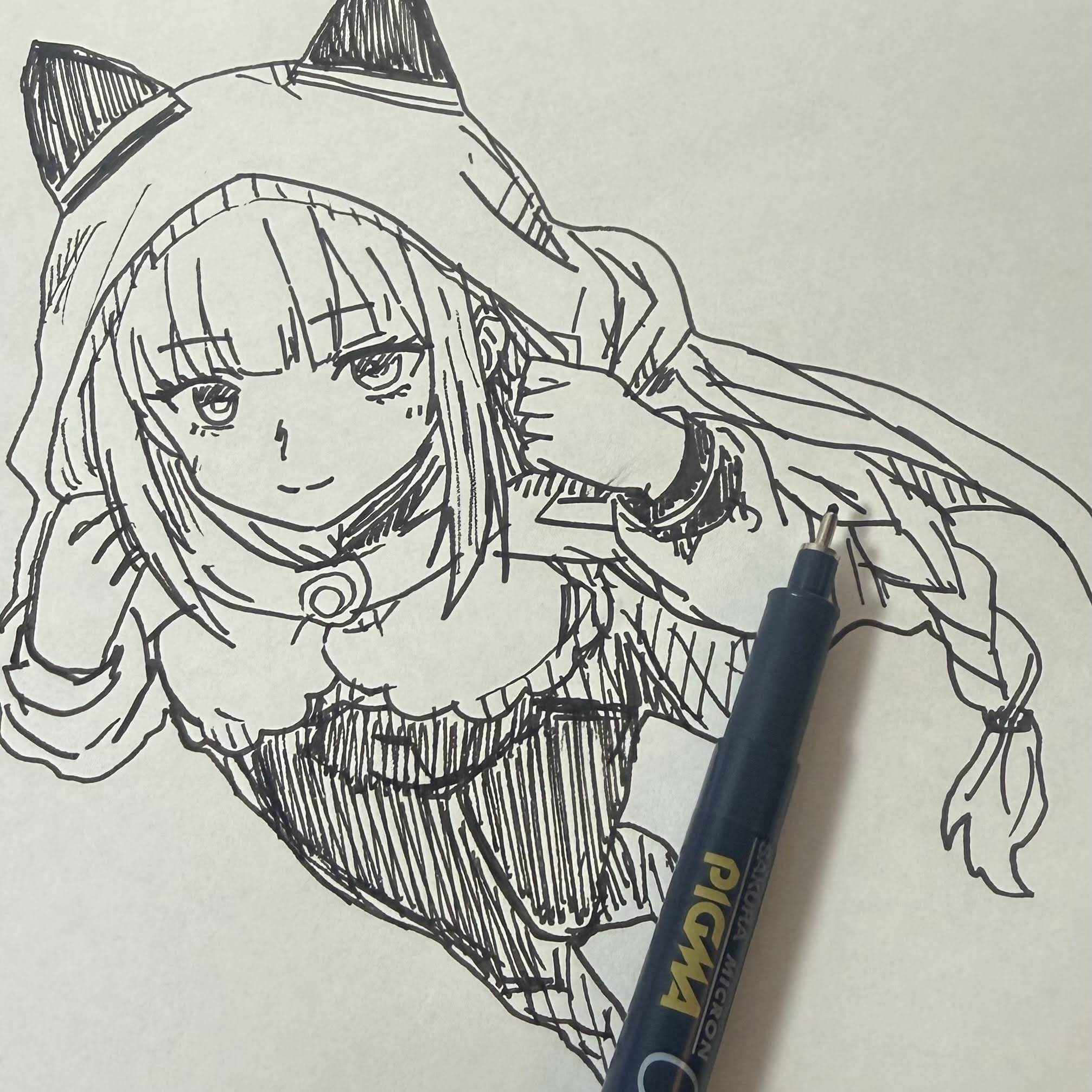 天国へ逝った、ミニ・シュナのMerryを想いながら描いた鉛筆デッサン。 YouTube