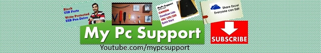 MyPc Support رمز قناة اليوتيوب