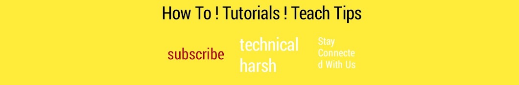 technical harsh YouTube-Kanal-Avatar