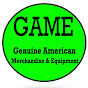 GAME: Genuine American Merchandise & Equipment logo
