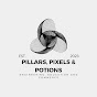 Pillars, Pixels & Potions logo