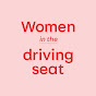 Women in the driving seat logo