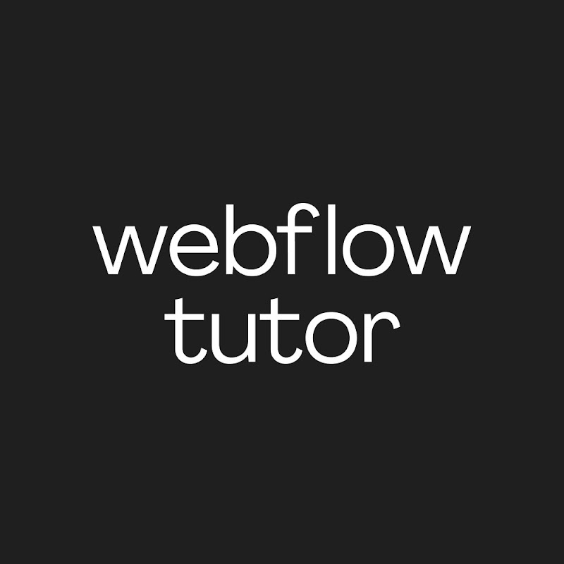 Webflow Tutor