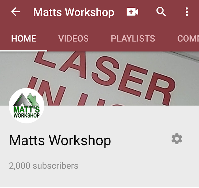 Matt's Workshop -MW Laser - YouTube