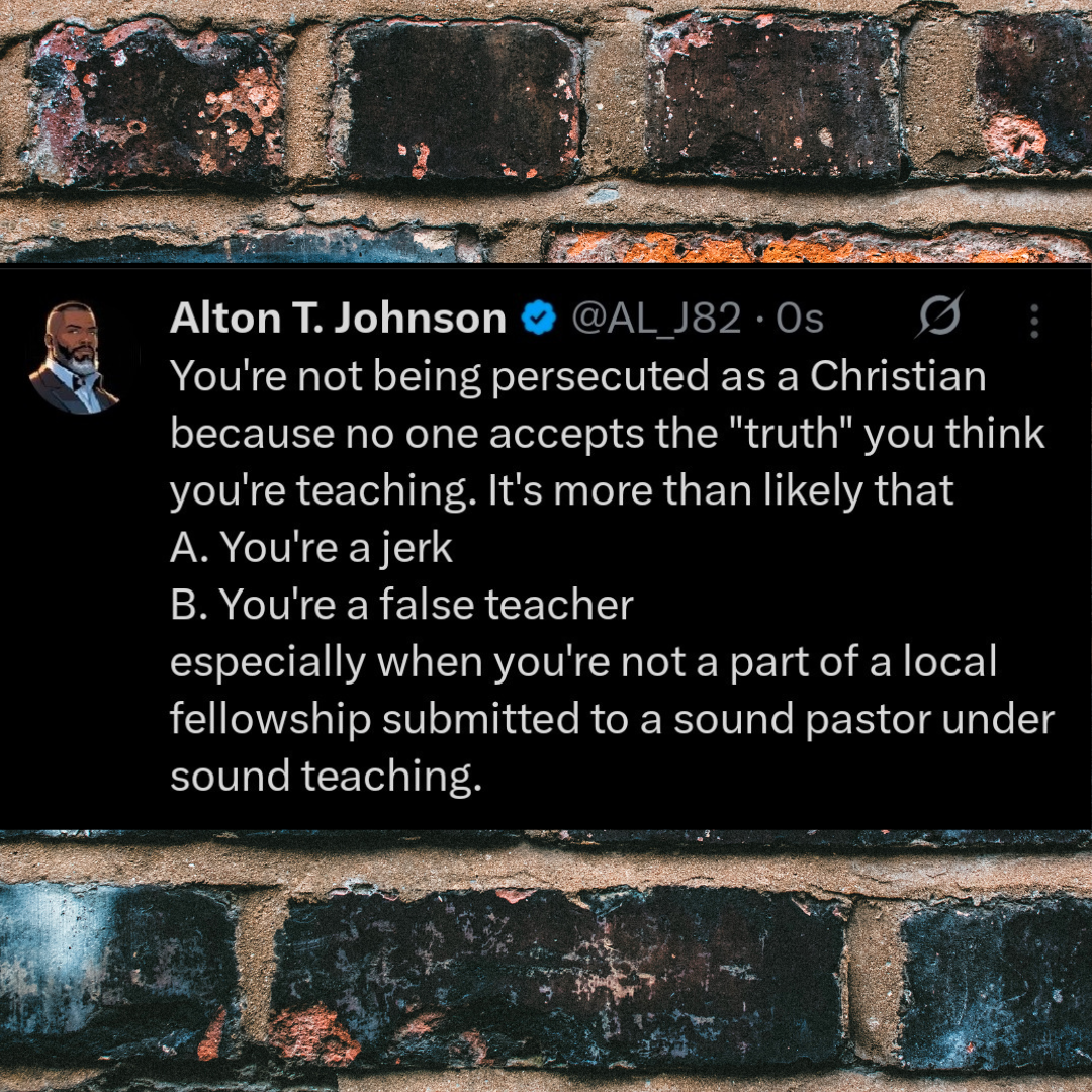 Post from Alton Johnson LIVE