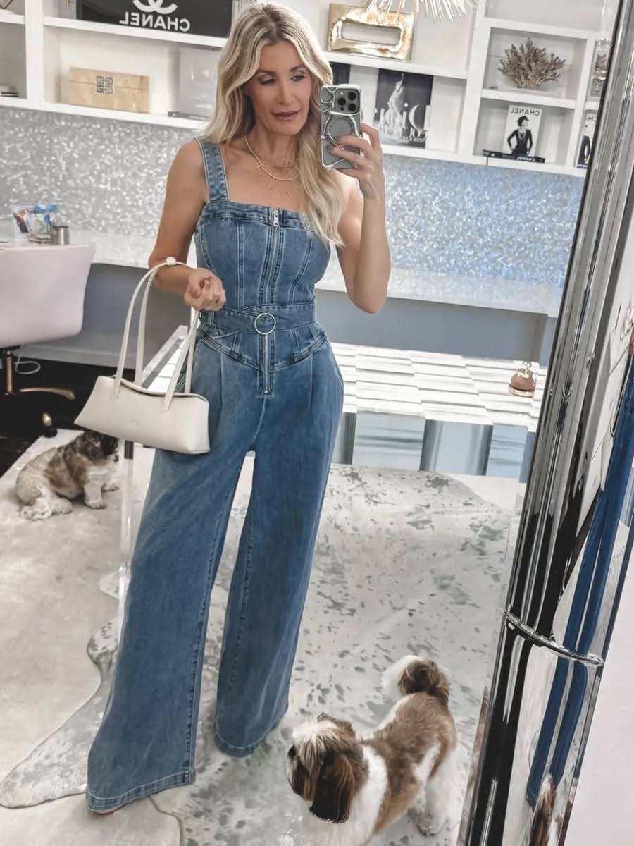 andmary ♡ Nicola ribbon denim allinone YouTube