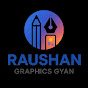 RAUSHAN GRAPHICS GYAN  logo