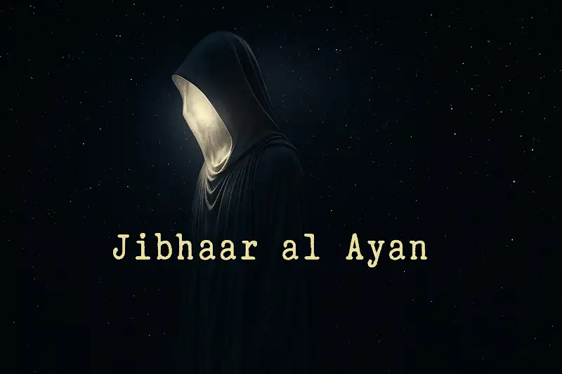 Veiled Silhouette Symbolizing the Mysterious Presence