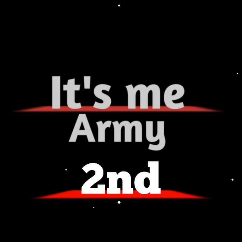 It's you army 